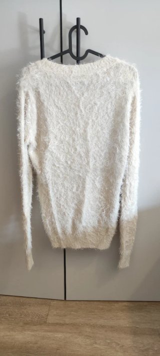 Jersey de pelo beige