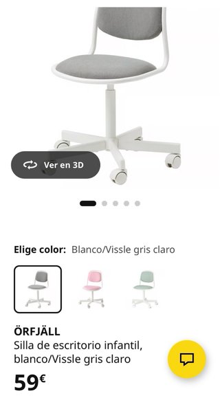 Silla de escritorio infantil IKEA