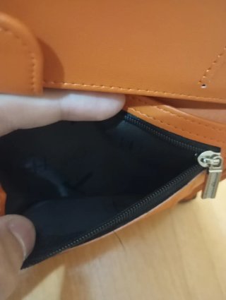 Cartera Piel Sintética Negra