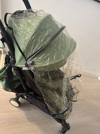 Cochecito+bolsa+protector lluvia Yoyo Verde