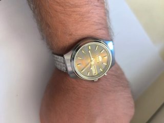 Reloj Orient Crystal Automático 21 Joyas Vintage