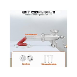 VEVOR Picadora carne manual hierro fundido