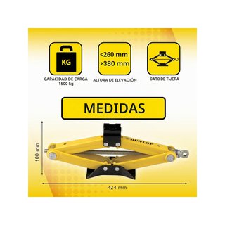 Dunlop gato mecánico elevación 1.5T
