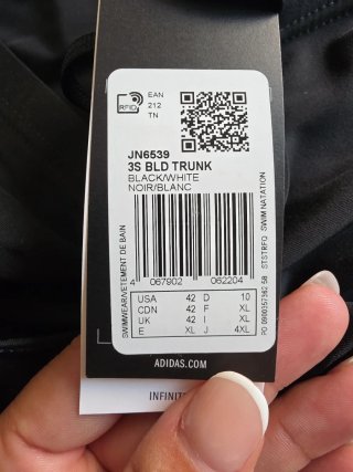 Bañador Adidas Hombre Talla XL Negro