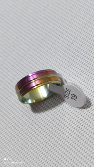 Anillo Acero Inoxidable Talla 19