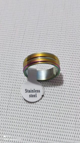 Anillo Acero Inoxidable Talla 19