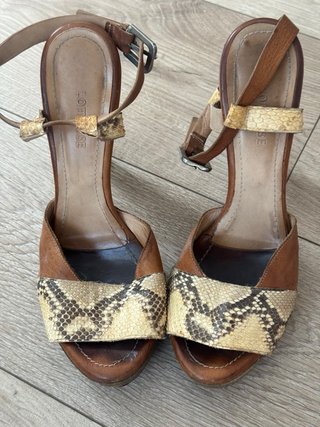 Sandalias lottusse Piel Serpiente