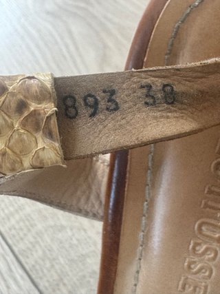 Sandalias lottusse Piel Serpiente