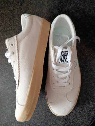 Vans Beige/Blanco Talla 40.5