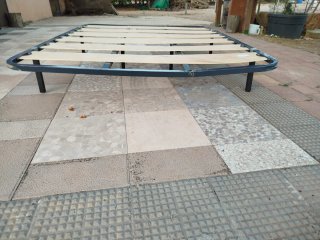 Somier con patas 1'50x1'90