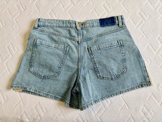 Zara Shorts Crochet Azul Talla 40