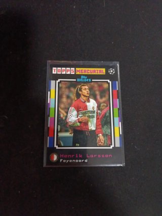 Cromo Topps Mercurial Henrik Larsson Feyenoord