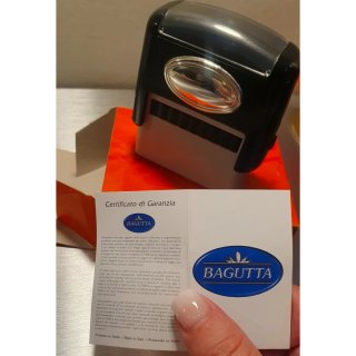 Timbro Bagutta personalizzabile in argento 925