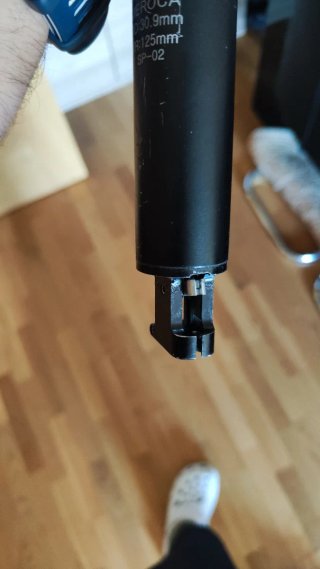 Tija telescópica Meroca 125mm