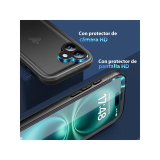 Funda impermeable antigolpes integral iPhone 16