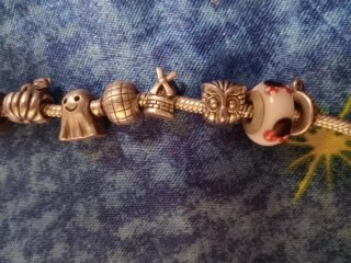 Pulsera Plata Charms Varios