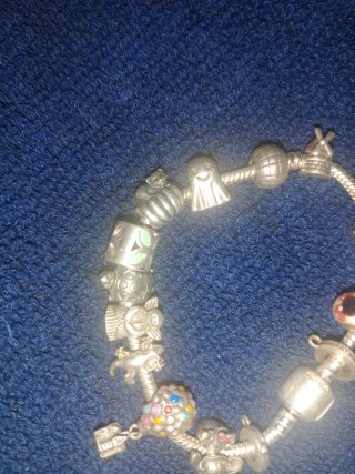 Pulsera Plata Charms Varios