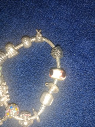 Pulsera Plata Charms Varios