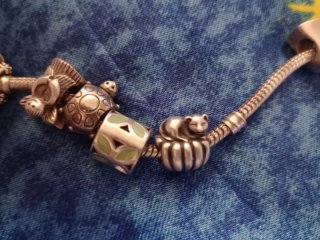 Pulsera Plata Charms Varios