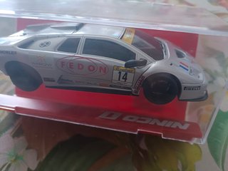 2 Coches Ninco Scalextric Amarillo/Plateado