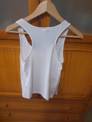 Camiseta tirantes blanca con detalles