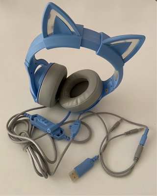 Cascos Gaming con Orejas de Gato