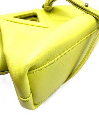 Bolso Bottega Veneta Point Verde Amarillo