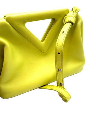 Bolso Bottega Veneta Point Verde Amarillo
