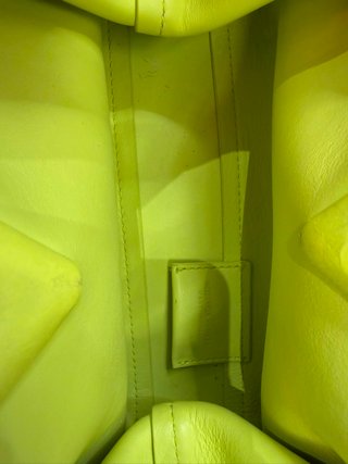 Bolso Bottega Veneta Point Verde Amarillo