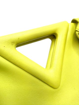 Bolso Bottega Veneta Point Verde Amarillo