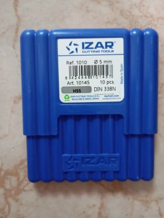 Brocas HSS IZAR Ø 5 mm DIN 338N