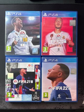 Collezione FIFA PS4 (18, 20, 21, 22)