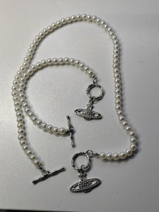 Parure: Anello ,collana e bracciale Pianeta