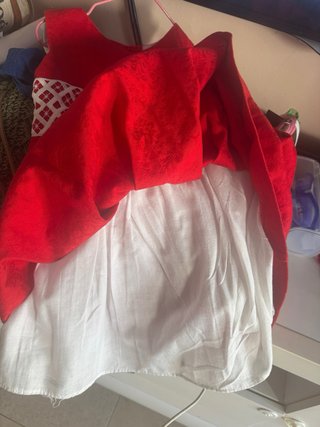 Vestido rojo niña 4 años
