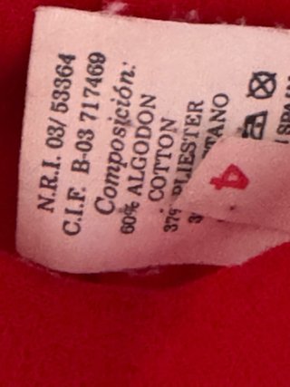 Vestido rojo niña 4 años