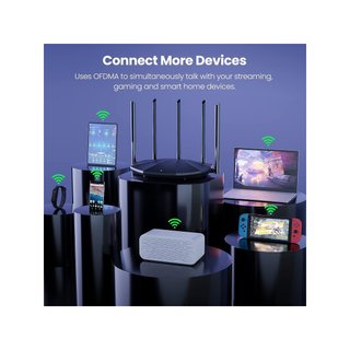 Tenda Router WiFi 6 AX1500 Doble Banda