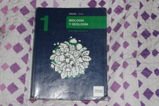libro de biología y geología 1* de bachillerato