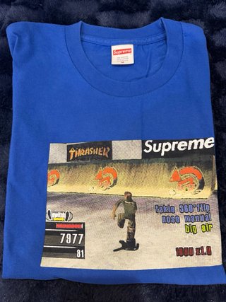 Camiseta Supreme Azul trasher