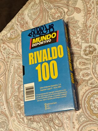 Cinta VHS Rivaldo 100 Goles Mundo Deportivo