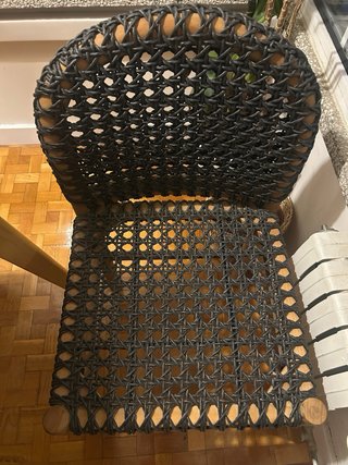 Sillas mid century de Kave Home en Rattan y Madera