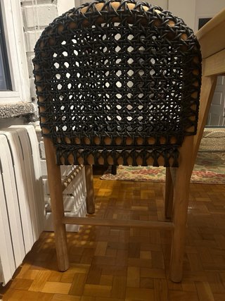 Sillas mid century de Kave Home en Rattan y Madera
