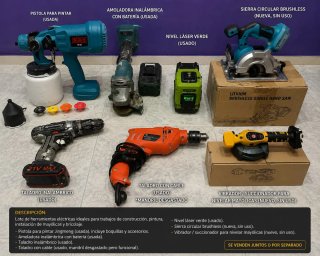 Lote Herramientas Eléctricas (Usadas y Nuevas)