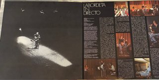Disco Vinilo Labordeta en Directo