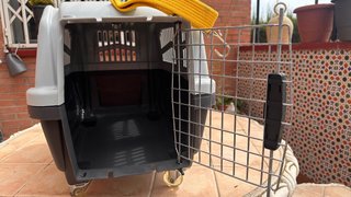 Transportín para mascotas con ruedas