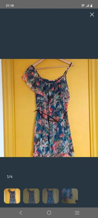 Vestido estampado floral