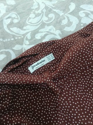 Falda pantalón lunares Stradivarius Talla M