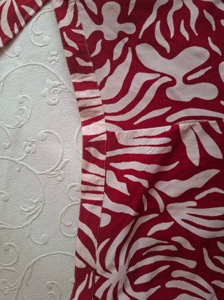 Conjunto 2 piezas rojo y blanco