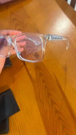 Gafas Chrome Hearts transparentes