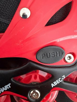 Patines en línea para niño con juego de protección