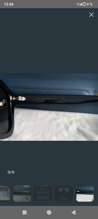 Gafas de sol Gucci negras